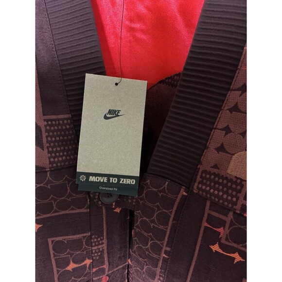 Nike Naomi Osaka Woven Jacquard Jacket Crimson Women Size S Oversized FV7795-652 - Picture 3 of 7